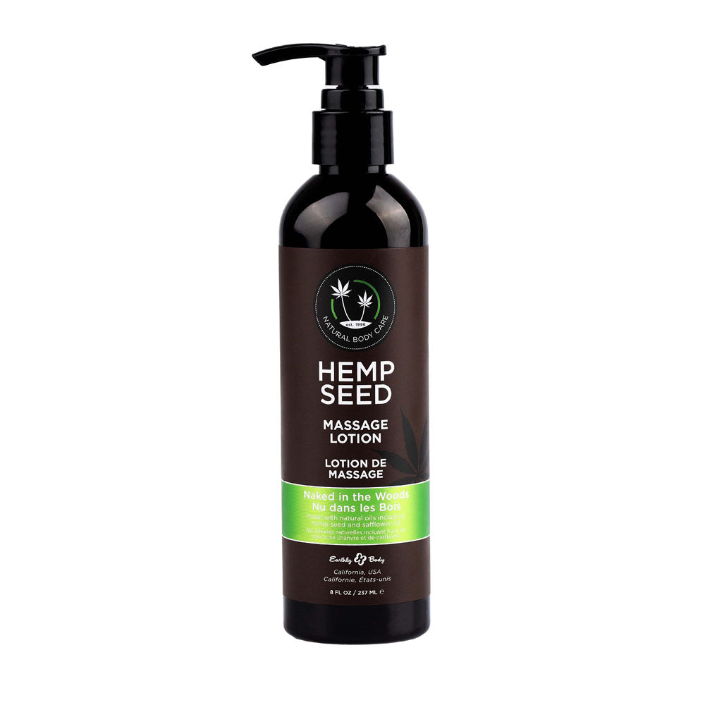 Hemp Seed Massage Lotion With Tea And Ginger Scent 237ml Bottle White Massage Oil