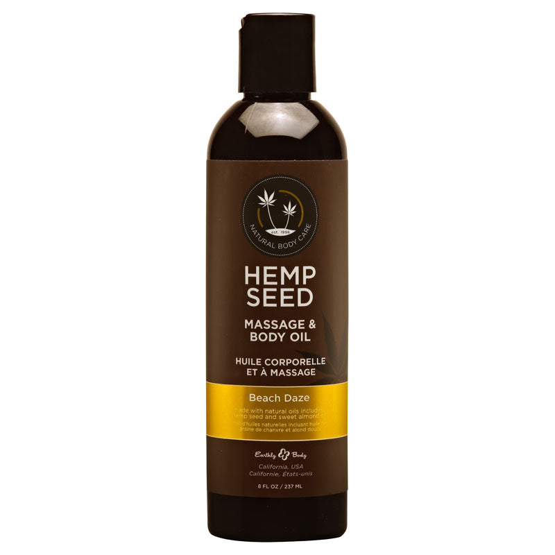 Hemp Seed Massage Oil 237ml - Beach Daze Coconut Pineapple Scent > Essentials > Massage Oil Main image