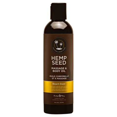 Hemp Seed Massage Oil 237 ml - Beach Daze Coconut Pineapple Scent Default Title Massage Oil