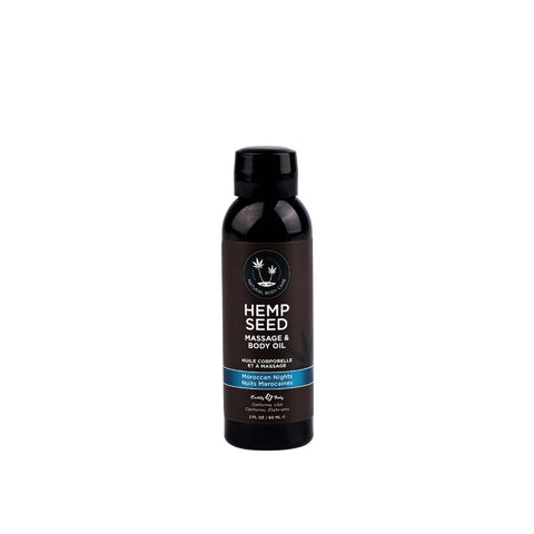 Hemp Seed Massage Oil Moroccan Nights Scented 59ml Bottle Default Title Massage Oil