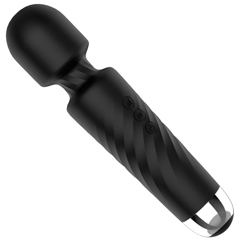 Hero 2 Wand Black Compact Massage Device for Relaxation Electric Massager