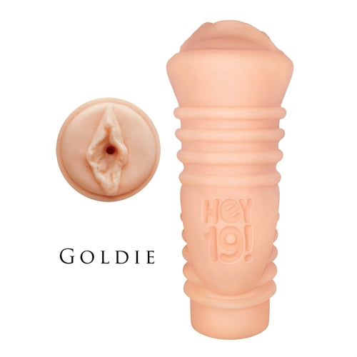 Hey 19 Goldie Teen Vagina Stroker > Sex Toys For Men > Masturbators > Manual