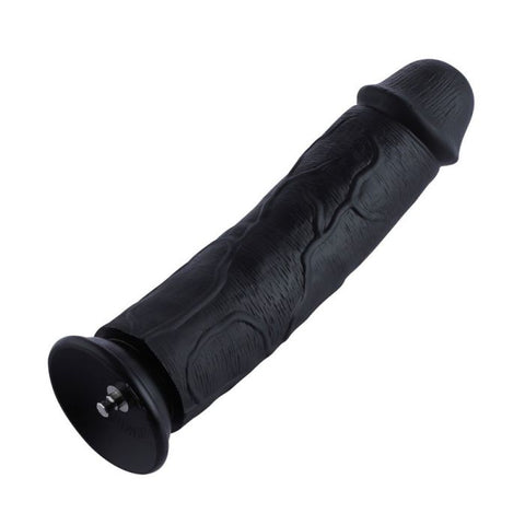 HiSmith 11 Inch Black Curved Silicone Dildo – Premium Silicone Dildo Sex Machine Attachments