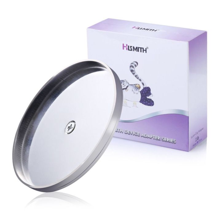 HiSmith 4.5 Inch Suction Cup Adapter – Smooth Sleek Sex Toy Accessory Sex Machine Connectors
