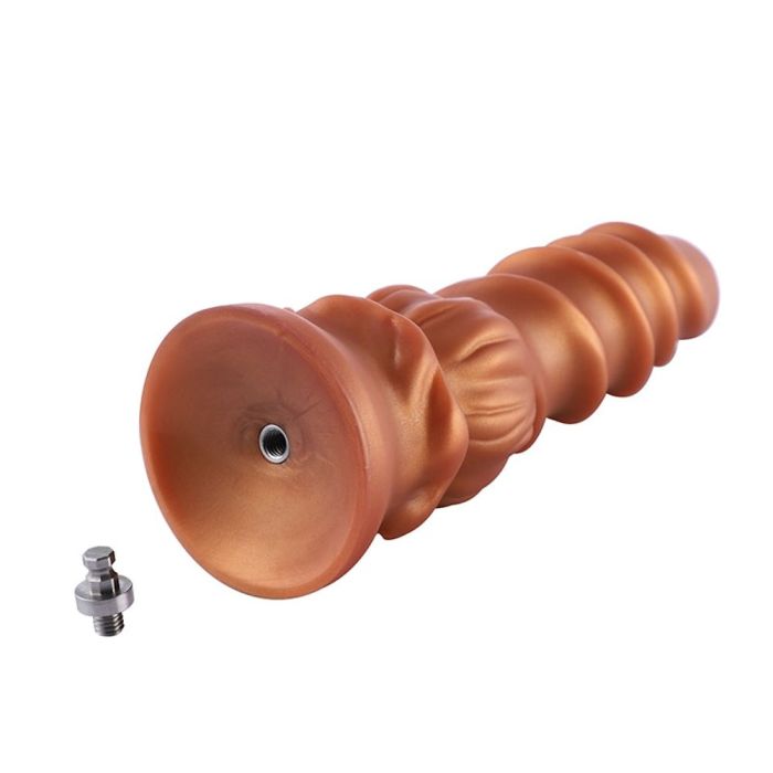 HiSmith 8.5 Inch Silicone Golden Monster Dildo – Luxury Silicone Dildo Sex Machine Attachments