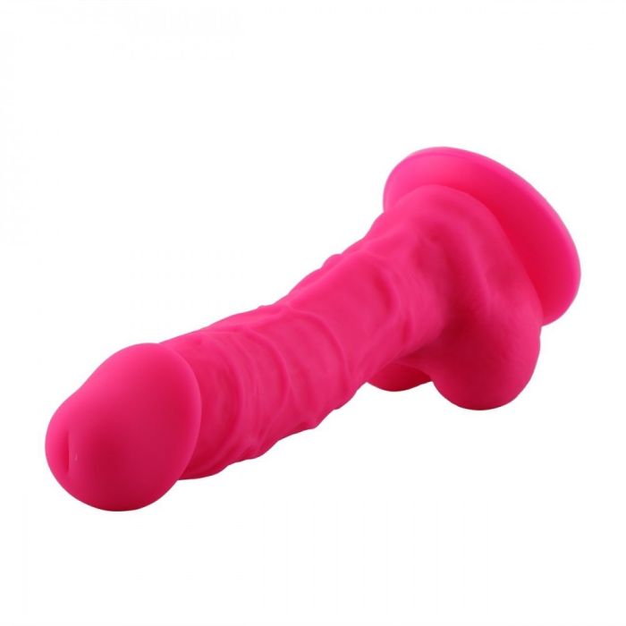HiSmith 9 Inch Silicone Pink Dildo – Skin-Friendly Realistic Dildo Sex Machine Attachments