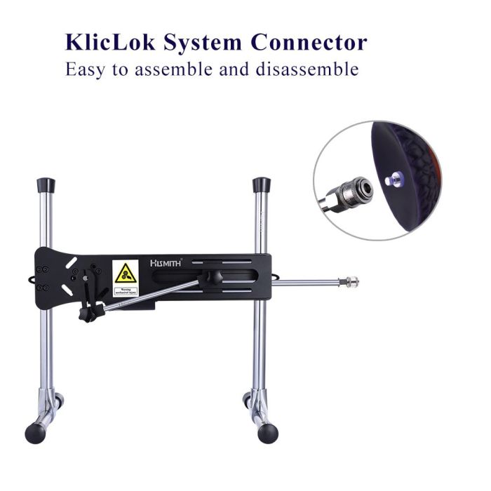 Hismith 12.4 Inch Silicone Black Super Size – Large Silicone Dildo Sex Machine Attachments