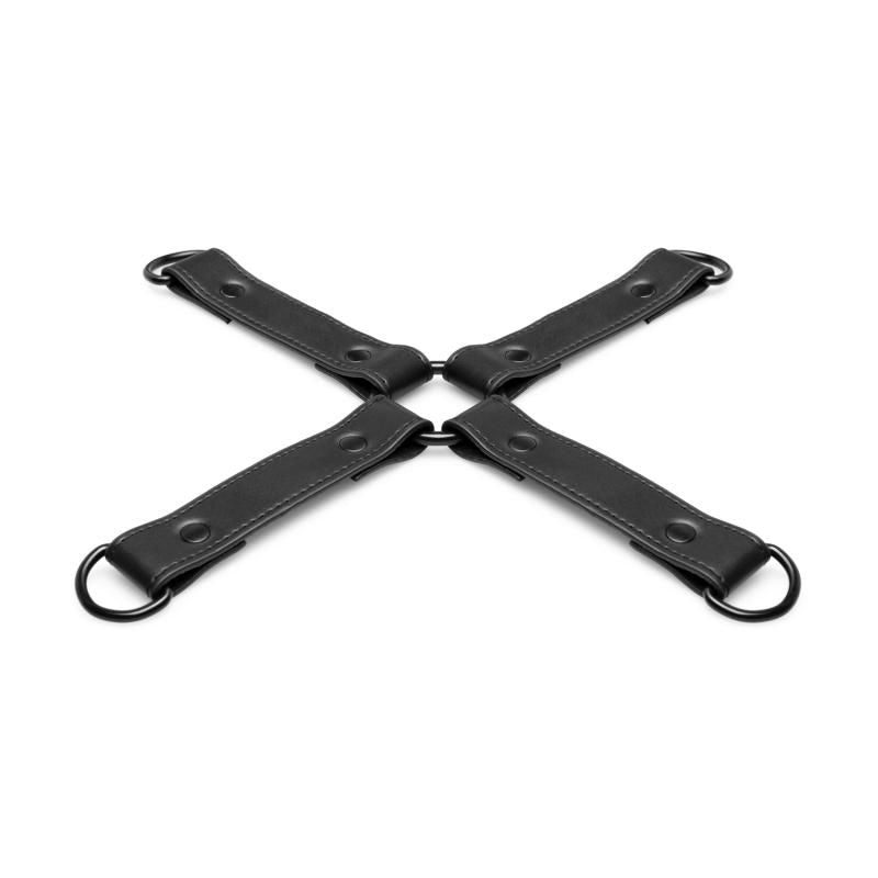 Hog Tie Black Faux Leather Bondage Accessory Secondary image