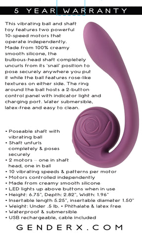 Gender X POSEABLE YOU - Poseable Vibrator 17.1cm Vibrators