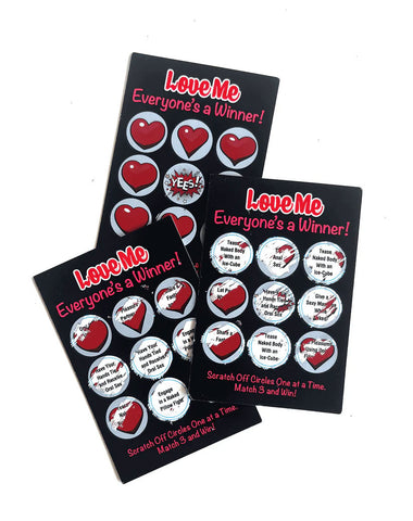 Love Me Lotto Naughty Scratcher – Erotic Scratch-Off Game Set Gag Gifts & Novelties