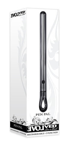 Evolved Pen Pal Metallic 11.3 cm USB Vibrator Vibrators - G Spot