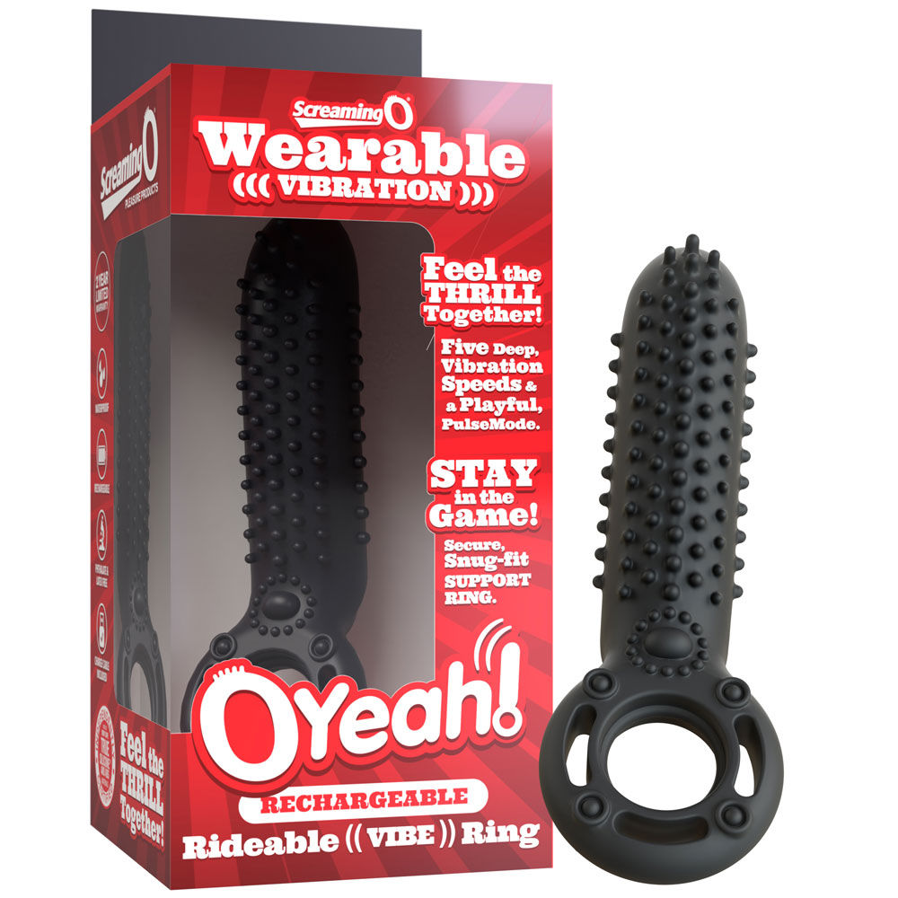 Oyeah Rechargeable Silicone Rideable Vibe Ring – Premium Silicone Vibrating Ring > Cock Ring > Vibrating Main image