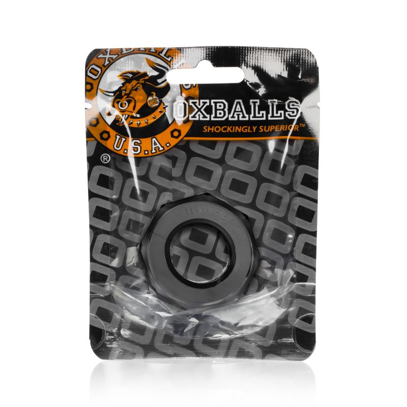 Humpballs Cockring Black Bulge Enhancer with 4.8cm Inner Diameter Secondary image
