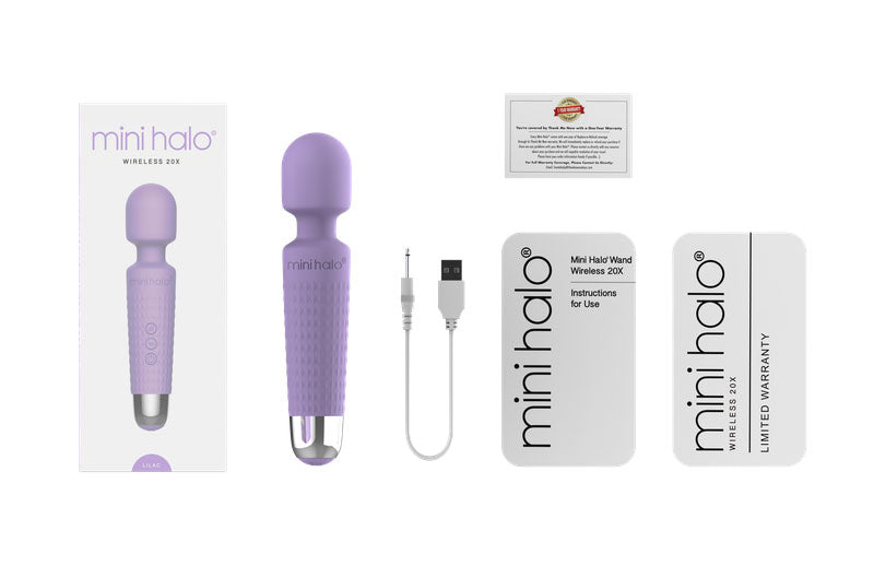 Shibari Mini Halo Wireless 20X Lilac Wand > Sex Toys > Mini Massagers