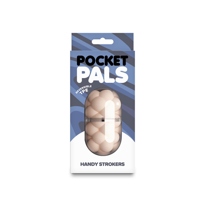 Pocket Pals Bubbles Mini Stroker – Travel-Friendly Reversible TPE Stroker > Sex Toys For Men > Masturbators Cup