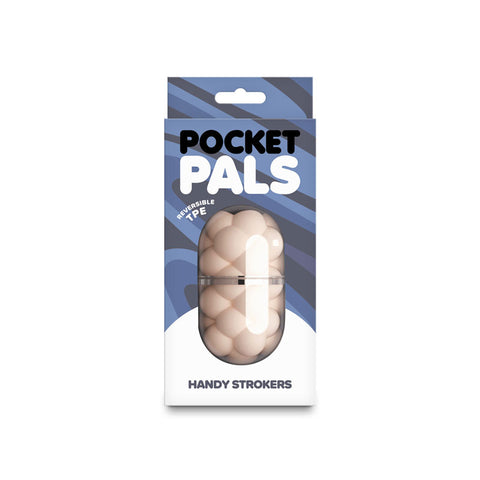 Pocket Pals Bubbles Mini Stroker – Travel-Friendly Reversible TPE Stroker > Sex Toys For Men > Masturbators Cup
