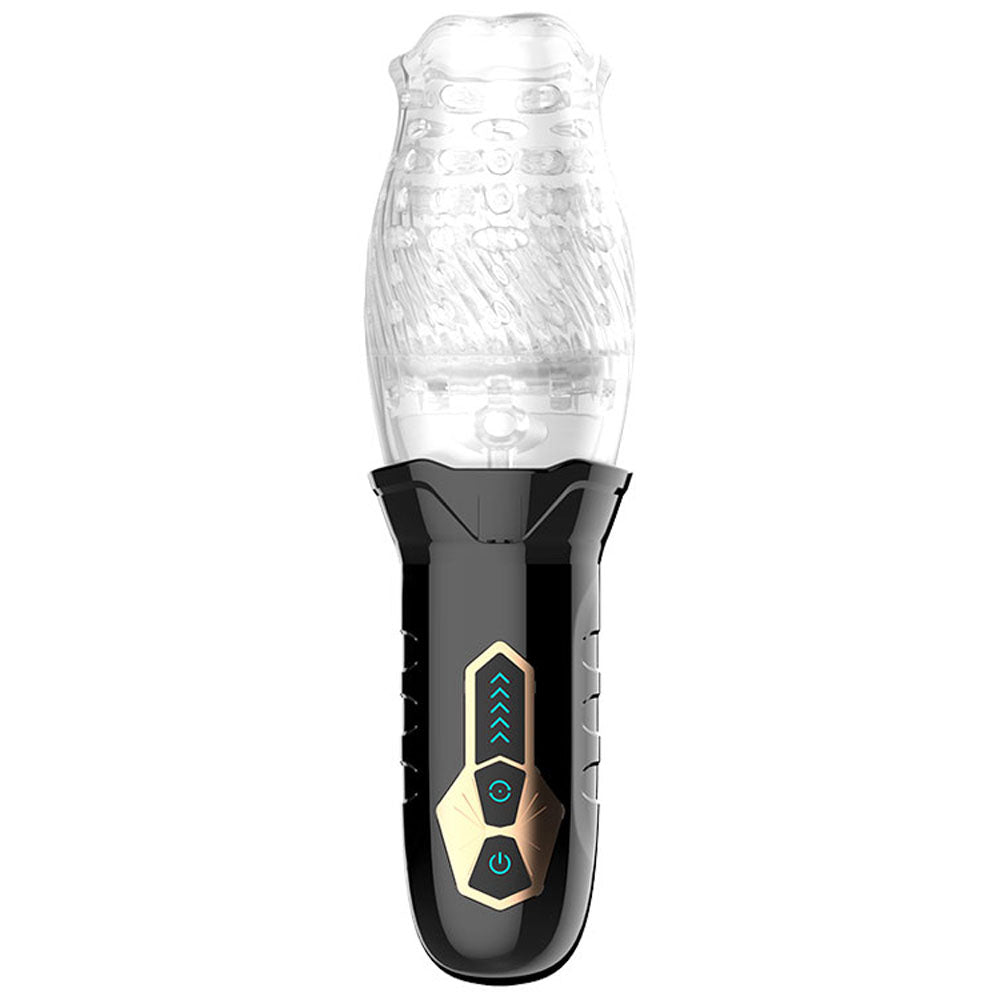 Adam & Eve Adam's Gawk Gawk – USB Rechargeable Rotating Masturbator with 5 Rotation Speeds and 10 Vibration Functions MASTURBATORS