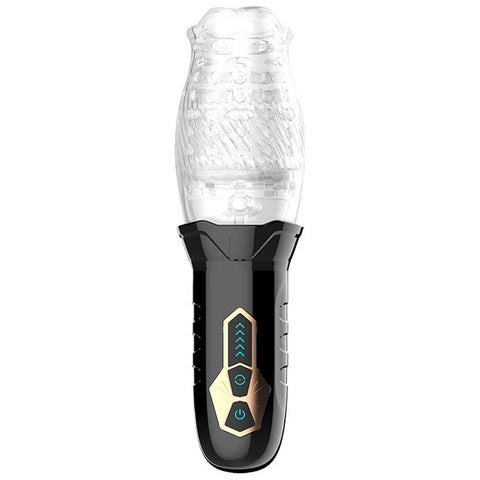 Adam & Eve Adam's Gawk Gawk – USB Rechargeable Rotating Masturbator with 5 Rotation Speeds and 10 Vibration Functions MASTURBATORS