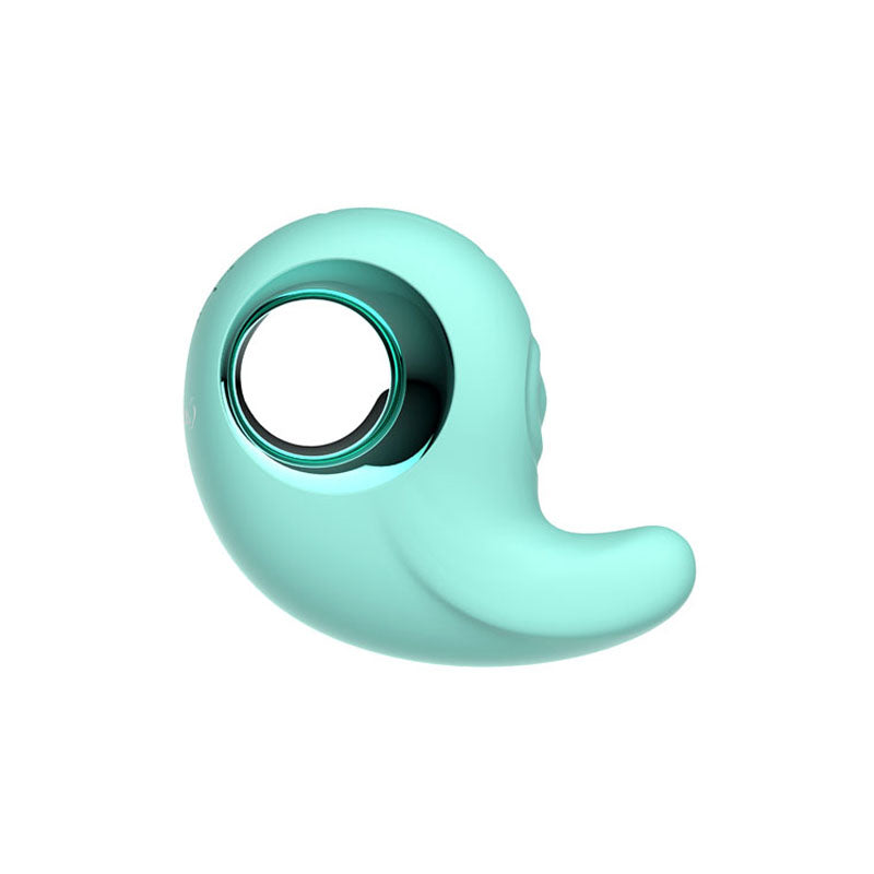 Adam & Eve Curvy Cutie Pleasure Combo Teal Tapping Stimulator > Vibrators > Ladies > Clitoral Vibrators and Stimulators