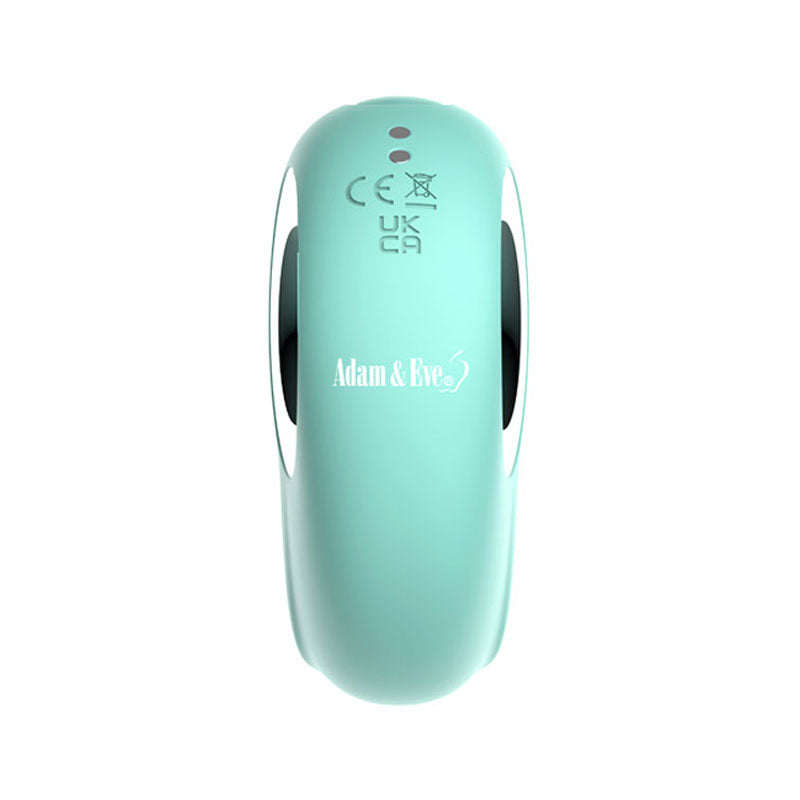 Adam & Eve Curvy Cutie Pleasure Combo Teal Tapping Stimulator > Vibrators > Ladies > Clitoral Vibrators and Stimulators