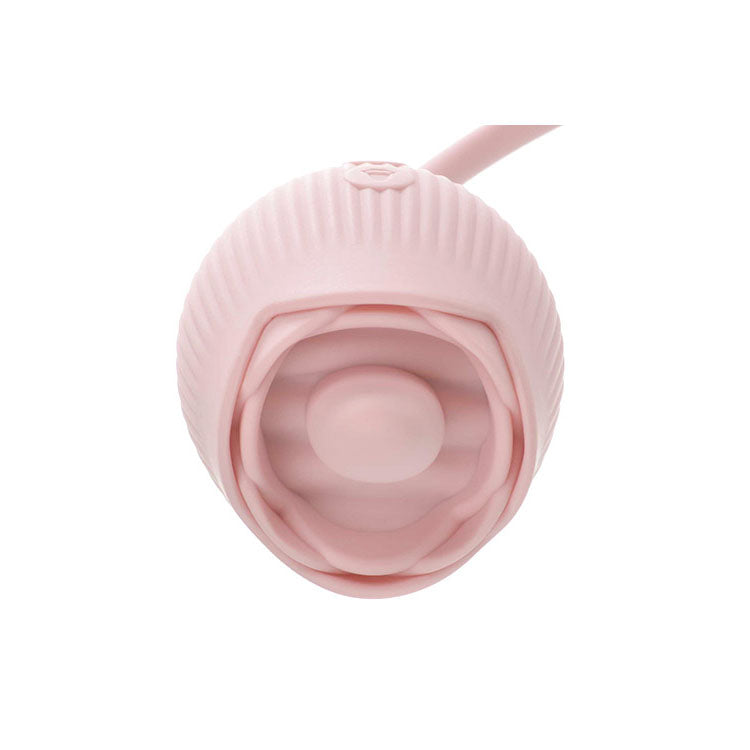 Adam & Eve Thrust & Tickle Rose Vibrator – USB Rechargeable Flickering Thrusting Vibrator > Sex Toys For Ladies > Rose Stimulators