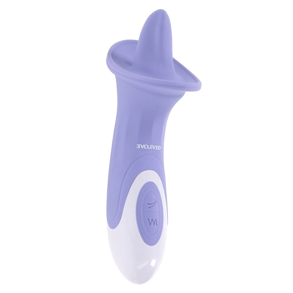 Evolved Lix and Kisses Purple Flicking Tongue Stimulator > Vibrators > Ladies > Clitoral Vibrators and Stimulators