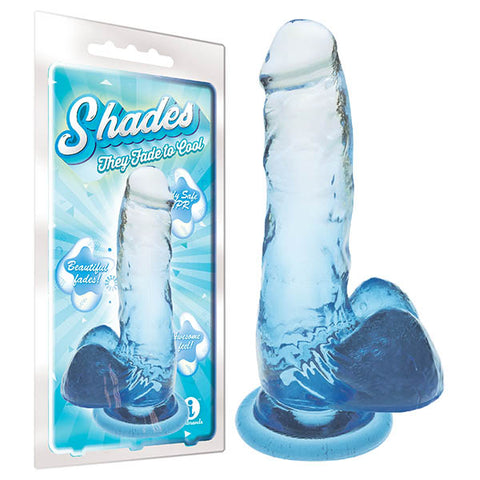 Shades 7 Inch Jelly Dong 17.8 cm Dildo Body Safe TPR Adult Sex Toy Multi DONGS