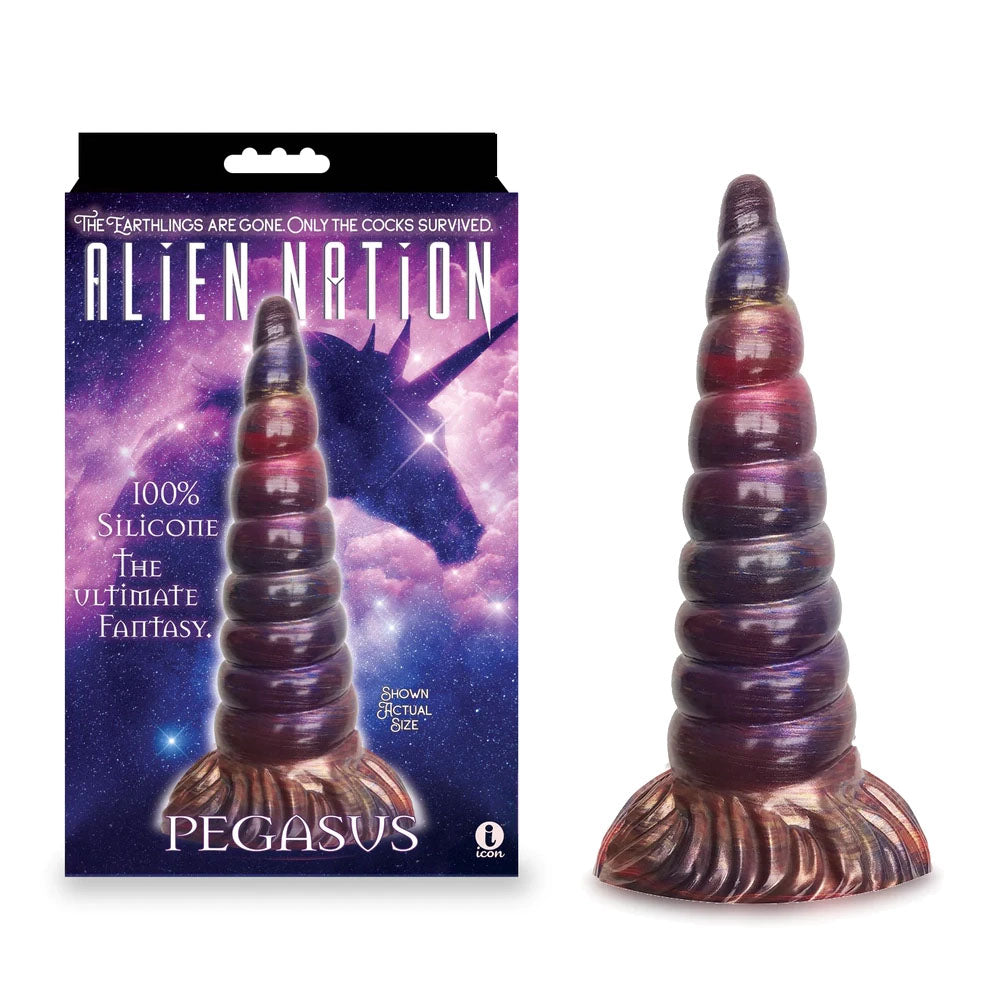 Alien Nation Pegasus (Multi-Color) – 7 Inch Fantasy Dong > Dildos > Fantasy