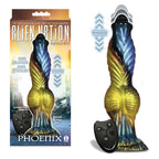 Alien Nation Phoenix Thrusting Dong – USB Rechargeable 25.4 cm with Remote Coloured > Dildos > Thrusting Dildos