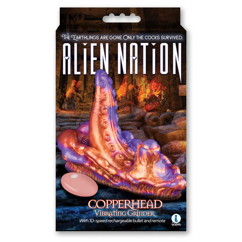 Alien Nation Copperhead 10.2cm USB Rechargeable Vibrating Grinder Pad Vibrating Pads