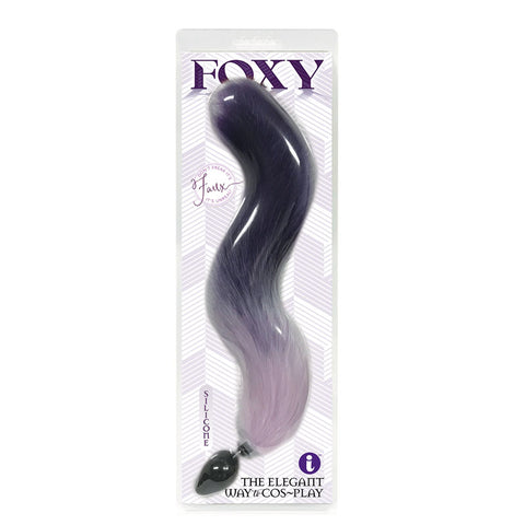 Foxy Fox Tail Silicone Butt Plug (Gradient) – Premium Silicone Butt Plug
