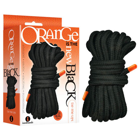Orange Is The New Tie Me Ups Bondage Rope 5 Meter Length Black Rope