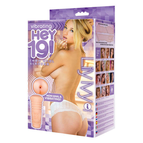 Hey 19 Lilly Ivy Teen Vibrating Anal Masturbator White > Sex Toys For Men > Masturbators > Pornstar