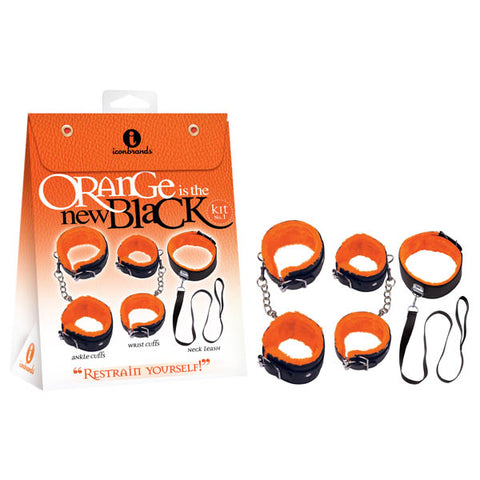 Orange Is The New Bondage Kit #1 - 3 Piece Restraint Set Orange > Bondage Gear > Bondage Kits