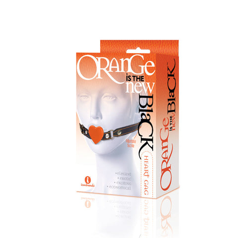 The 9s Orange Is The New Heart Gag Mouth Restraint Gags