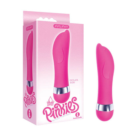 The 9's Pinkies Dolphy 11.4 Centimeter 4.5 Inch Vibrator Pink > Vibrators > Mini Vibrators