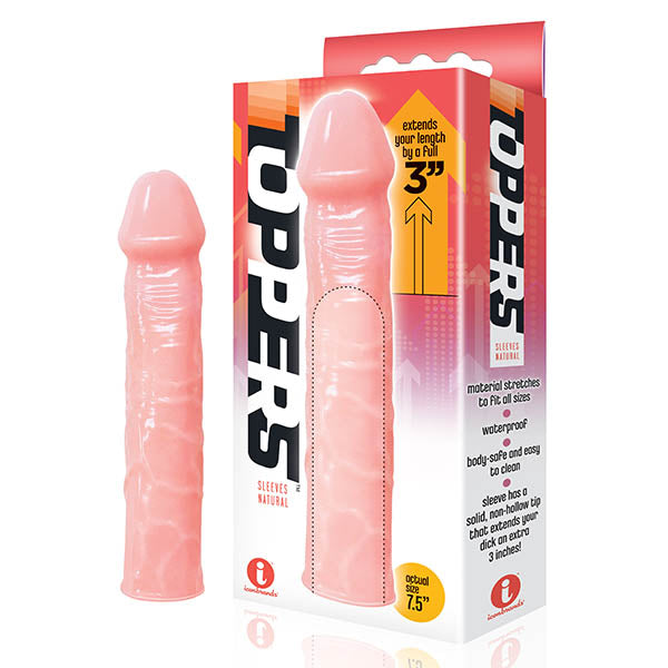 The 9's Toppers – 7.6 cm Penis Extension Sleeve > Sex Toys For Men > Penis Sleeves