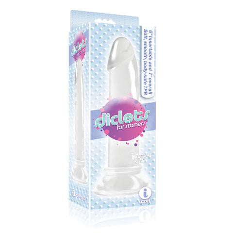 The 9's Diclets 17.8 Centimeter Dong Soft Smooth Bendable Jelly TPR DONGS