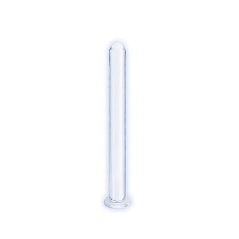 The 9's First Glass Thins Cylindrical Glass Dildo 17.8 Centimeters GLASS TOYS