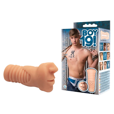 Miles Mathews Male Mouth Teen Twink Stroker Flesh Strokers - Manual