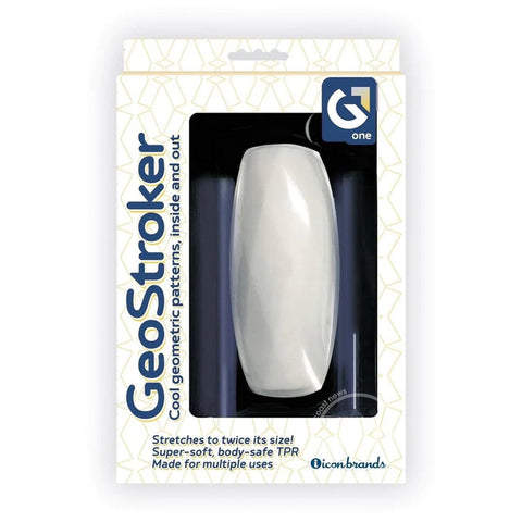 GeoStroker #1 Geometric Pleasure Stroker White MASTURBATORS