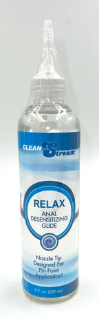 CleanStream Relax Desensitising Lubricant 237ml with Nozzle Tip Default Title > Essentials > Mens Enhancers