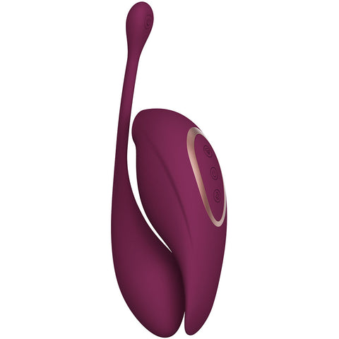 Twitch 2 Dual Pleasure Female Stimulator Insertable Egg Burgundy EGGS