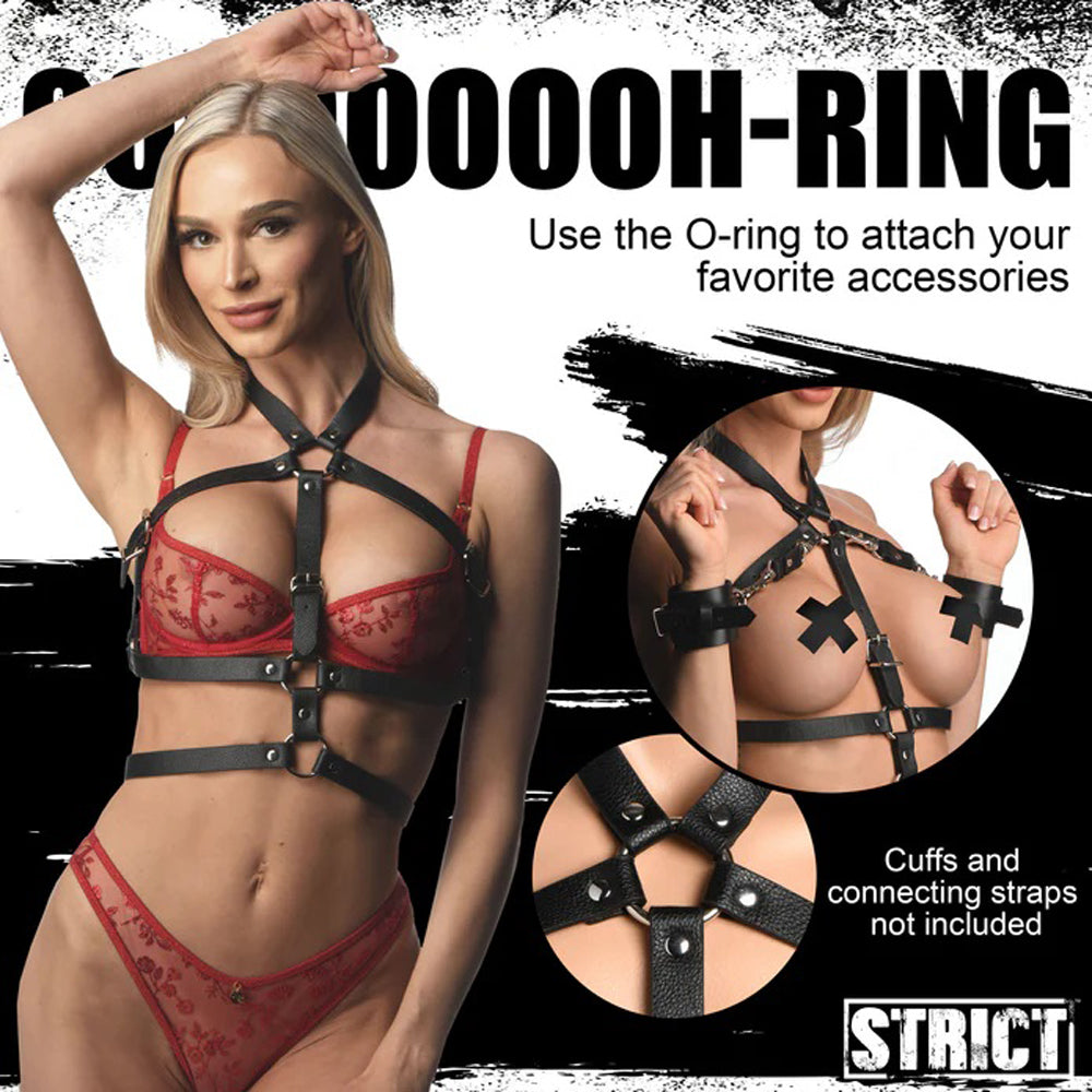 Female Body Harness Black Size L/XL > Clothes > Womens Harnesses