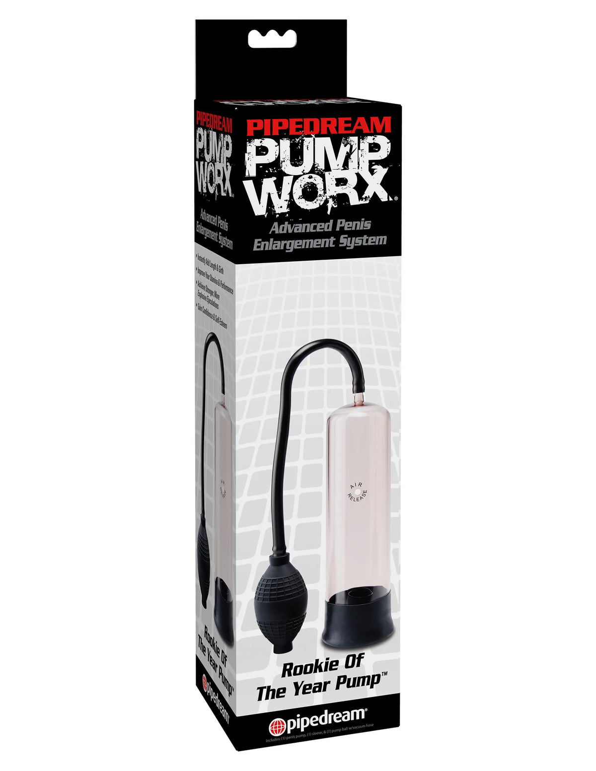 Pump Worx Rookie of the Year Pump (Black) – Penis Enlargement Pump > Pumps > Penis Pumps