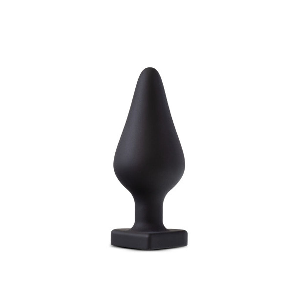 Temptasia Heart-Shaped Butt Plug Black > Anal Range > Butt Plugs