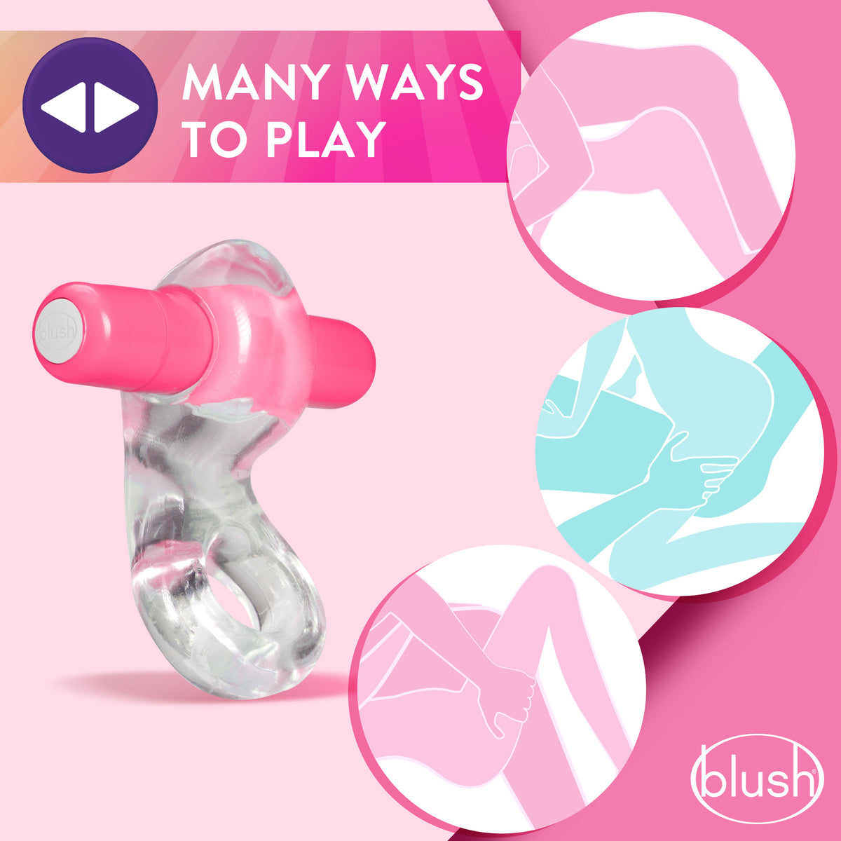 Play With Me Delight – Vibrating Cock Ring > Sex Toys > Couples Toys