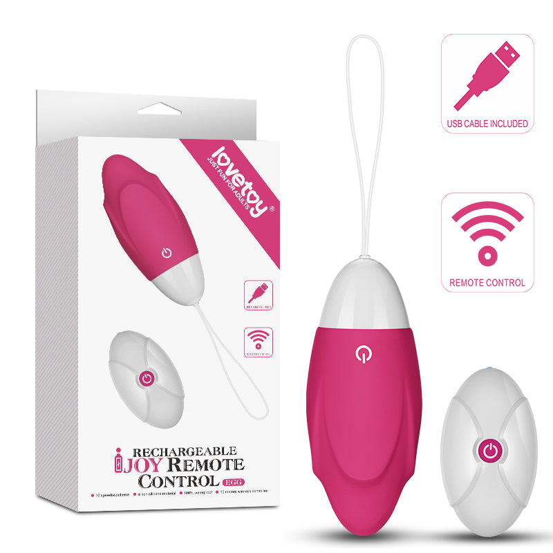 Ijoy Wireless Remote Control Pleasure Egg Pink > Sex Toys For Ladies > Vibrating Eggs Main image