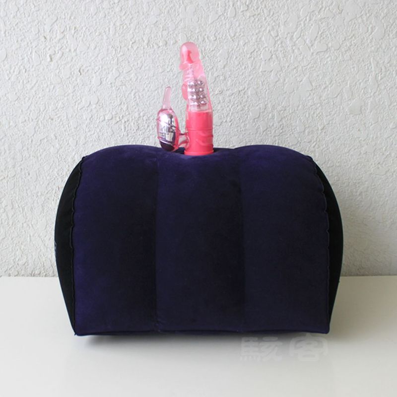 Inflatable Sex Positioning Half Dome Cushion With Toy Holder Secondary image
