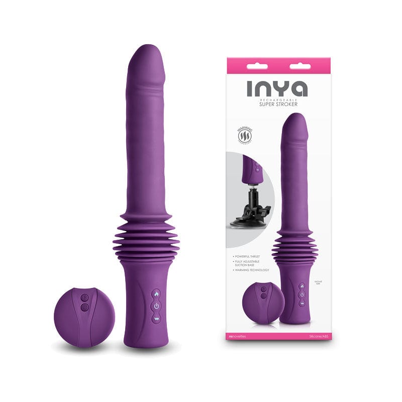 Inya Super Stroker 7 Inch thrusting Vibrator > Dildos > Thrusting Dildos